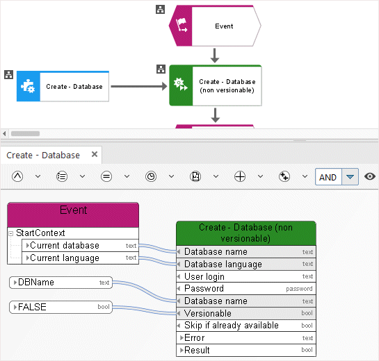 Create database