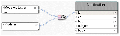Example of the Select item by ID operator