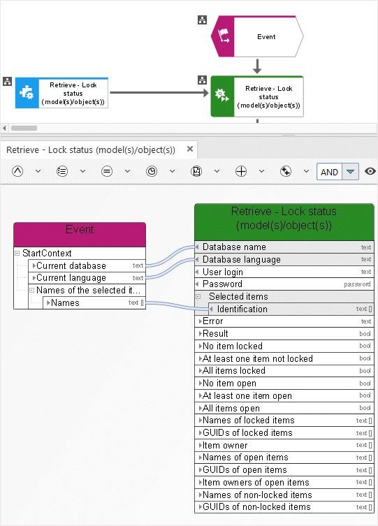 Check whether models or objects are locked