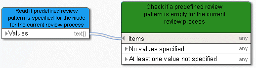 Compare whether values are specified